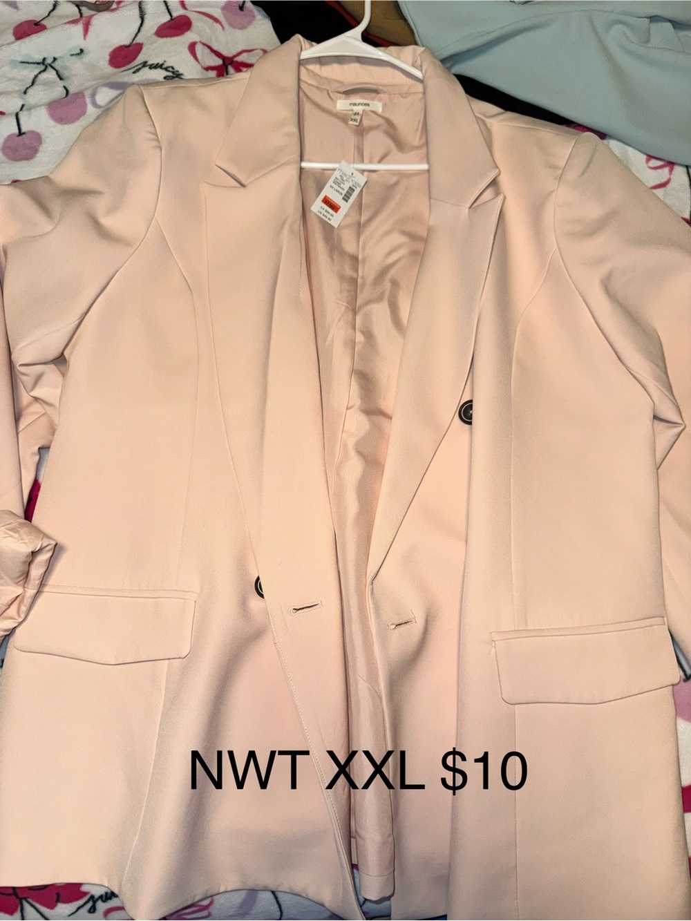 Maurice’s Women's Blush Pink Blazer XXL